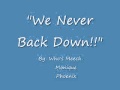 We never back down Mp3