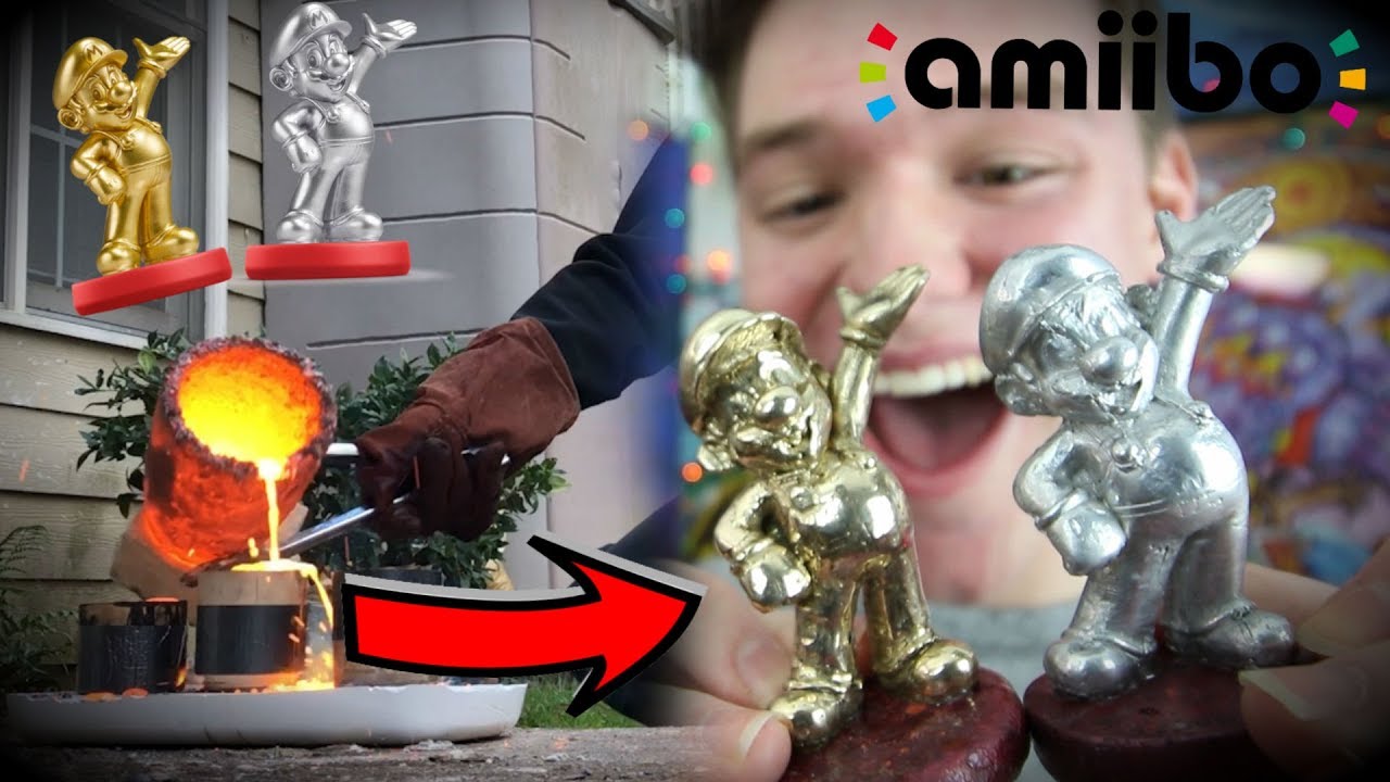 Crafting REAL Metal Mario Amiibos! | GIVEAWAY