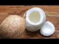 Easiest way to remove coconut flesh from the shell