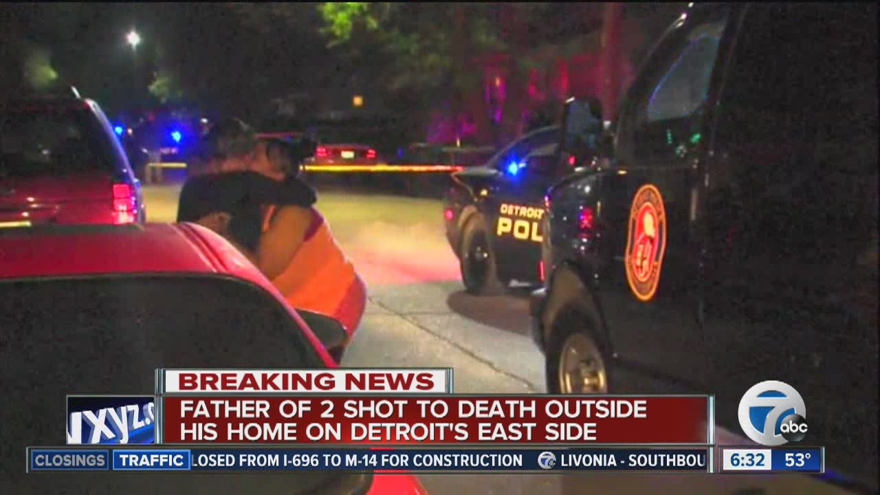 Father Of 2 Shot To Death On Detroits East Side Youtube