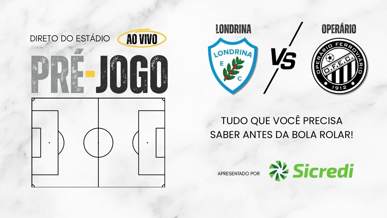 VOLTAMOS! PRÉ-JOGO AO VIVO: DIRETO DO CAFÉ! Londrina x OPERÁRIO na FINAL do PARANAENSE