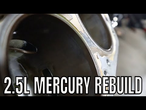 Mercury Powerhead Rebuild – 2.5L XR6