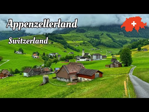 سويسرا | Charming Appenzellerland | جولة مشي 4K