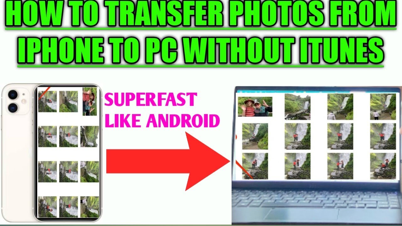 how to transfer photos from iphone to pc windows 10