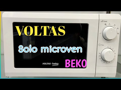 Voltas Beko 17 Litres Solo Microwave Oven (Pre-Heating Function, MS17WM, White)