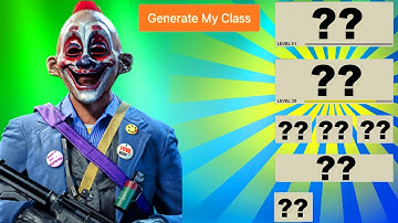 COLD WAR RANDOM CLASS GENERATOR CHALLENGE! Black Ops Cold War