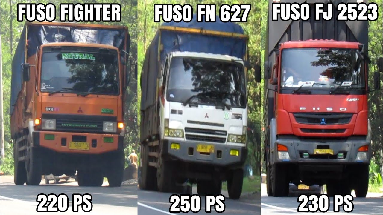  Truk  Tronton Mitsubishi Fuso  Fighter FN 627 Dan FJ  2523  