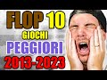 FLOP 10 VIDEOGIOCHI DELUDENTI (2013-2023) - i PEGGIORI VIDEOGIOCHI degli ULTIMI 10 ANNI!!
