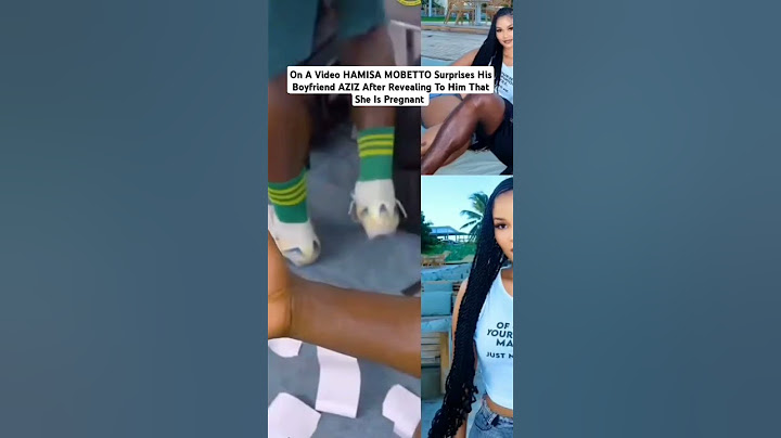 On A Video HAMISA MOBETTO Surprises His Boyfriend AZIZ After Revealing To Him That She Is Pregnant