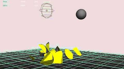 basic Shatter maya test part 2