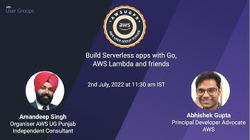 Build Serverless apps with Go, AWS Lambda and friends