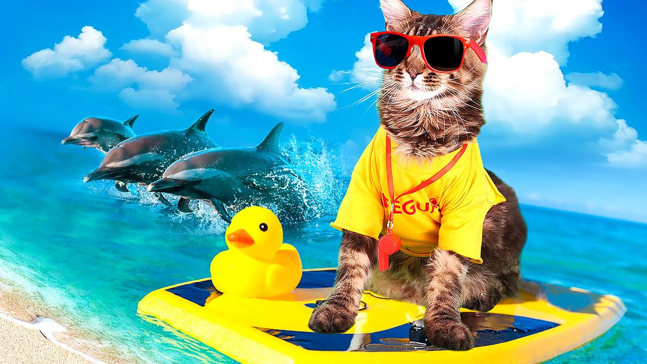 SWIMMING CATS YouTube