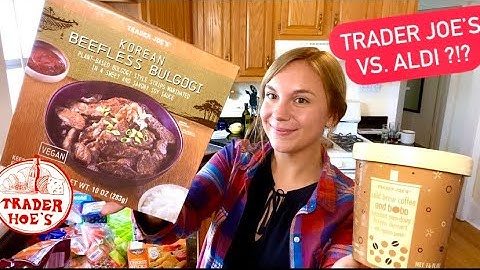 Trader Joe’s vs. Aldi Haul | August 2022 grocery shopping!