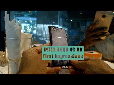 Intex Aqua Power HD 4G Smartphone - First Impressions