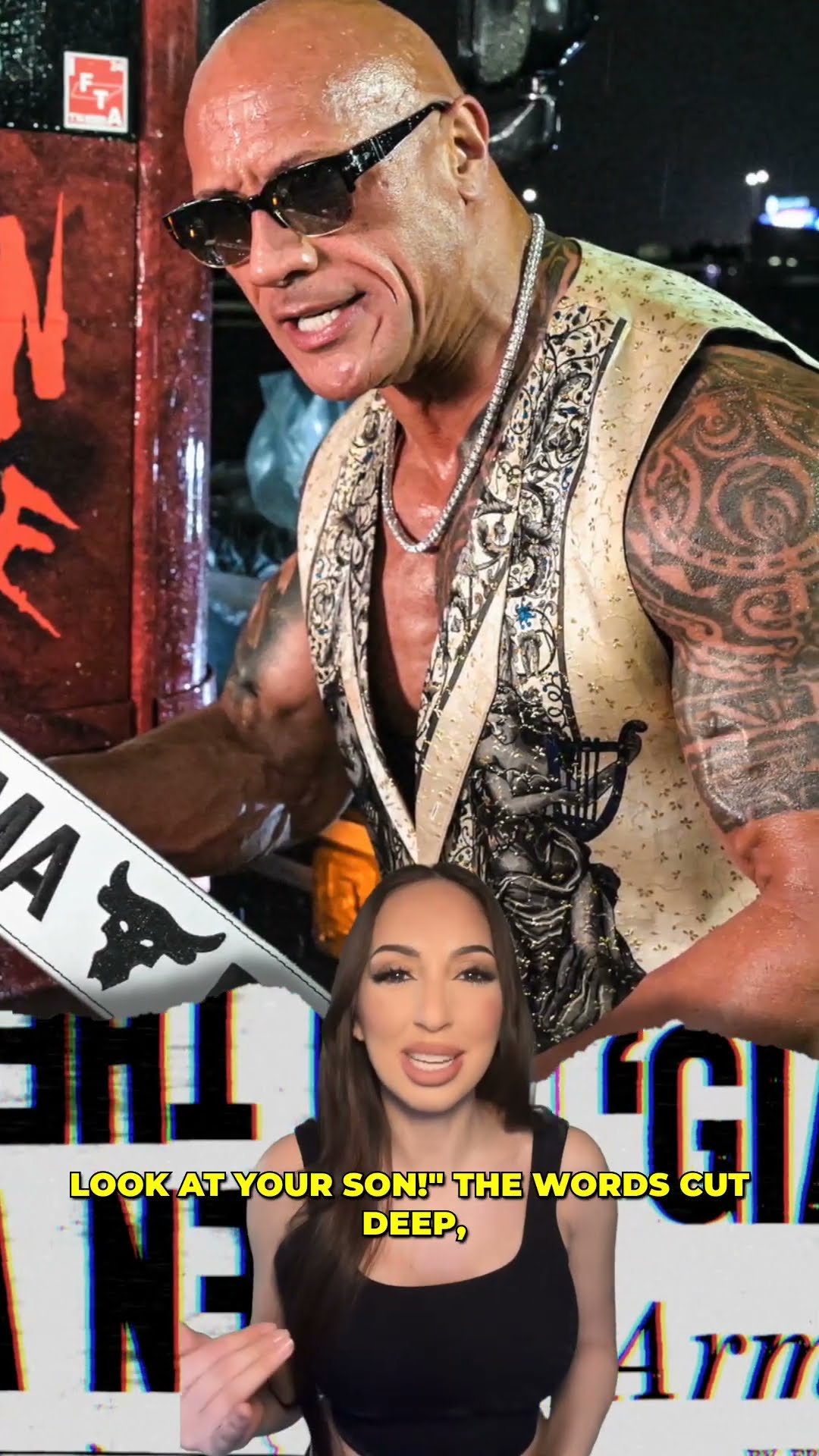 The Rock’s words will forever haunt Cody Rhodes #WWE #TheRock #CodyRhodes #shorts