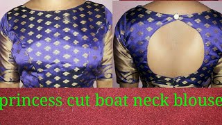 Hi friends welcome to basanti tutorial today i will show you how make
boat neck princess cut blouse stitching