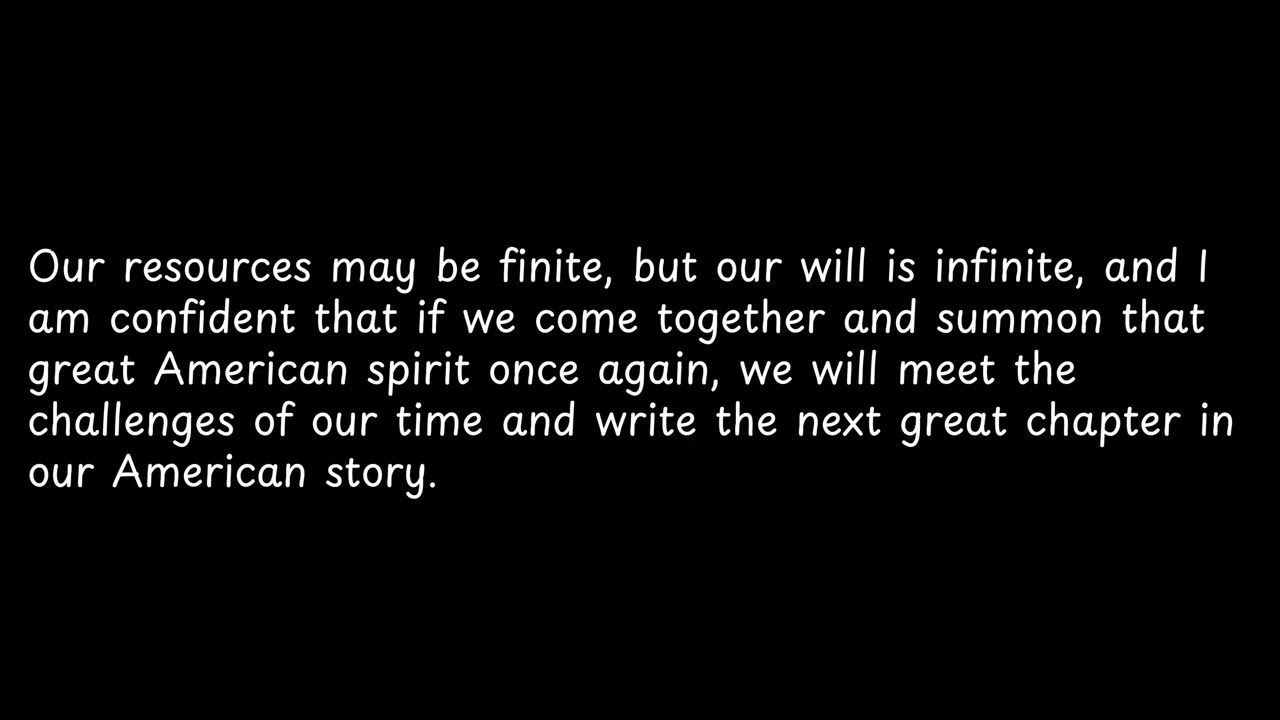 Our resources may be finite, but