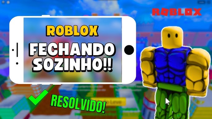 ROBLOX FECHANDO SOZINHO no celular - Como Resolver 