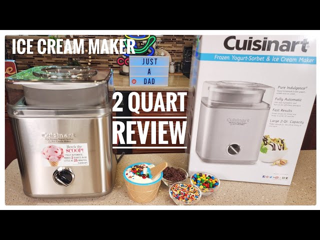 Review Cuisinart Ice Cream Maker 2 Quart ICE30 