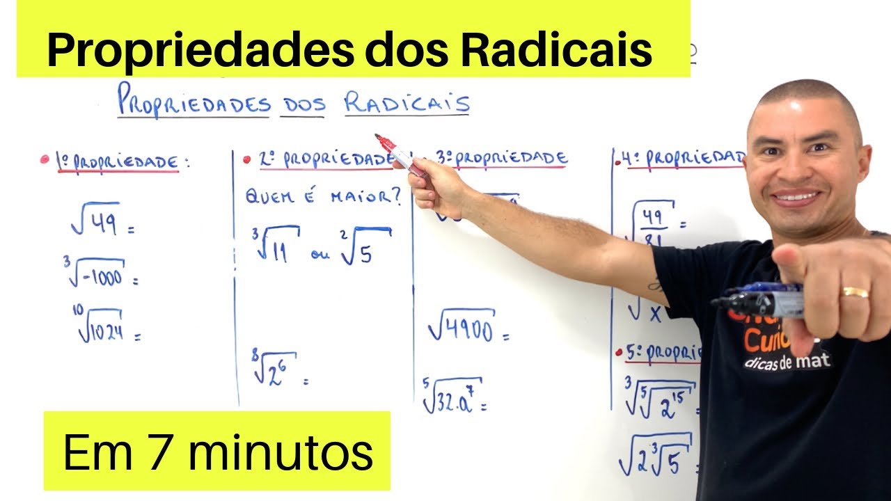 Simplificação de raízes com índices de valores maiores (vídeo)