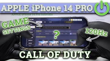 iPhone 14 PRO ❗️ - Call of Duty Mobile ⚙️| All Graphics Settings & Details | A16 Bionic | iOS 16