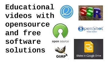 The Workflow for Making Free Video with Opensource Software