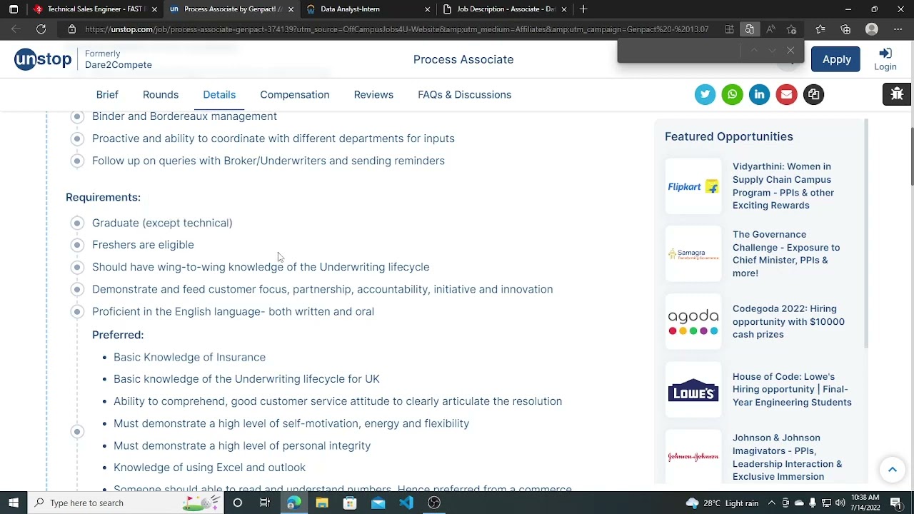 Genpact Hiring Drive | Process Associate | Latest Off Campus Job Drive 2022 Batch | Fresher