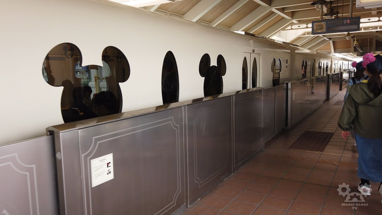 Japan Front of Monorail Ride [4K] POV at Tokyo Disney Resort | Bayside Station to Tokyo Disneyland