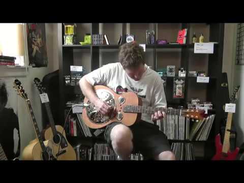 Dobro Hound Dog Deluxe Round Neck Acoustic Resonator Guitar