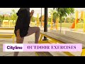 5 outdoor exercises that you can do with a park bench