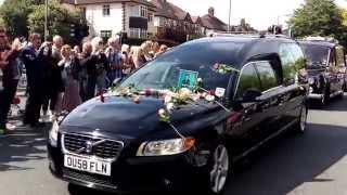Fans line streets to pay final respects to Cilla Black