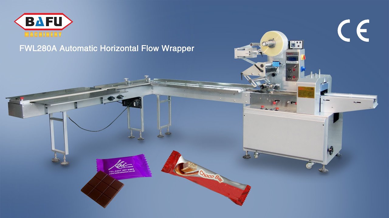 Chocolate Bar Packaging Machine - YouTube