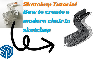 Sketchup tutorial Cách để dựng mô hình băng ghế ngoài trời #sketchup #designer #model #drawing #art