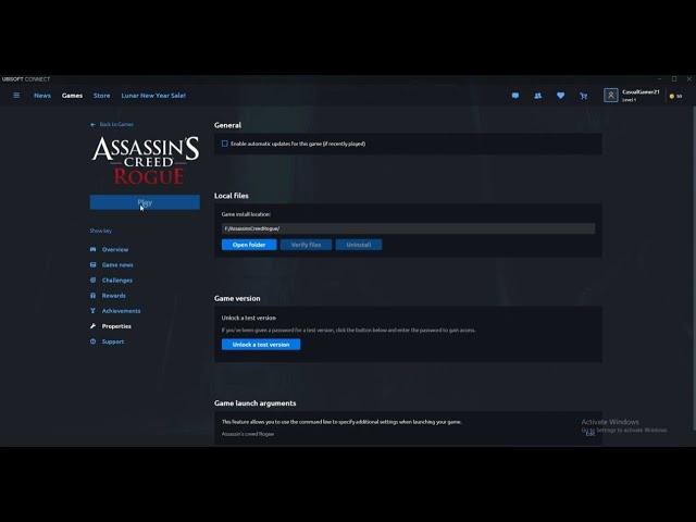 Ubisoft Connect Assassin's Creed Rogue Logo Difference : r/uplay