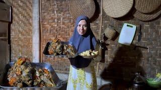 Masak kepala ikan tuna untuk sahur bersama keluarga, masakan desa 