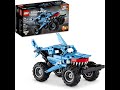 LEGO Technic Monster Jam Megalodon 42134 Speed Build Time Lapse. Pull Back Action LEGO