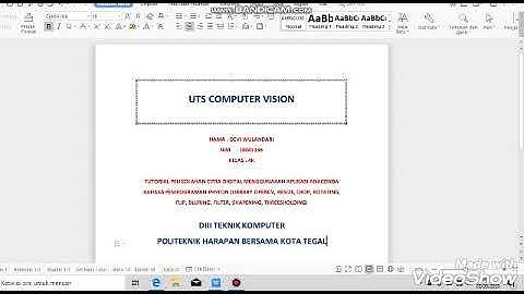 Tutorial Pengolahan Citra Digital Foto Menggunakan Aplikasi Anaconda Bahasa Pemrograman Phyton