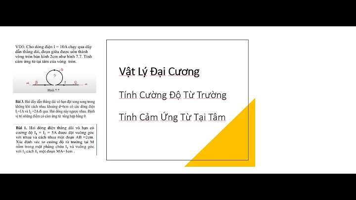 Bài tập cảm ứng từ cuộn dây tròn năm 2024