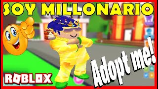 Como VESTIRSE de MILLONARIO en ADOPT ME ROBLOX 