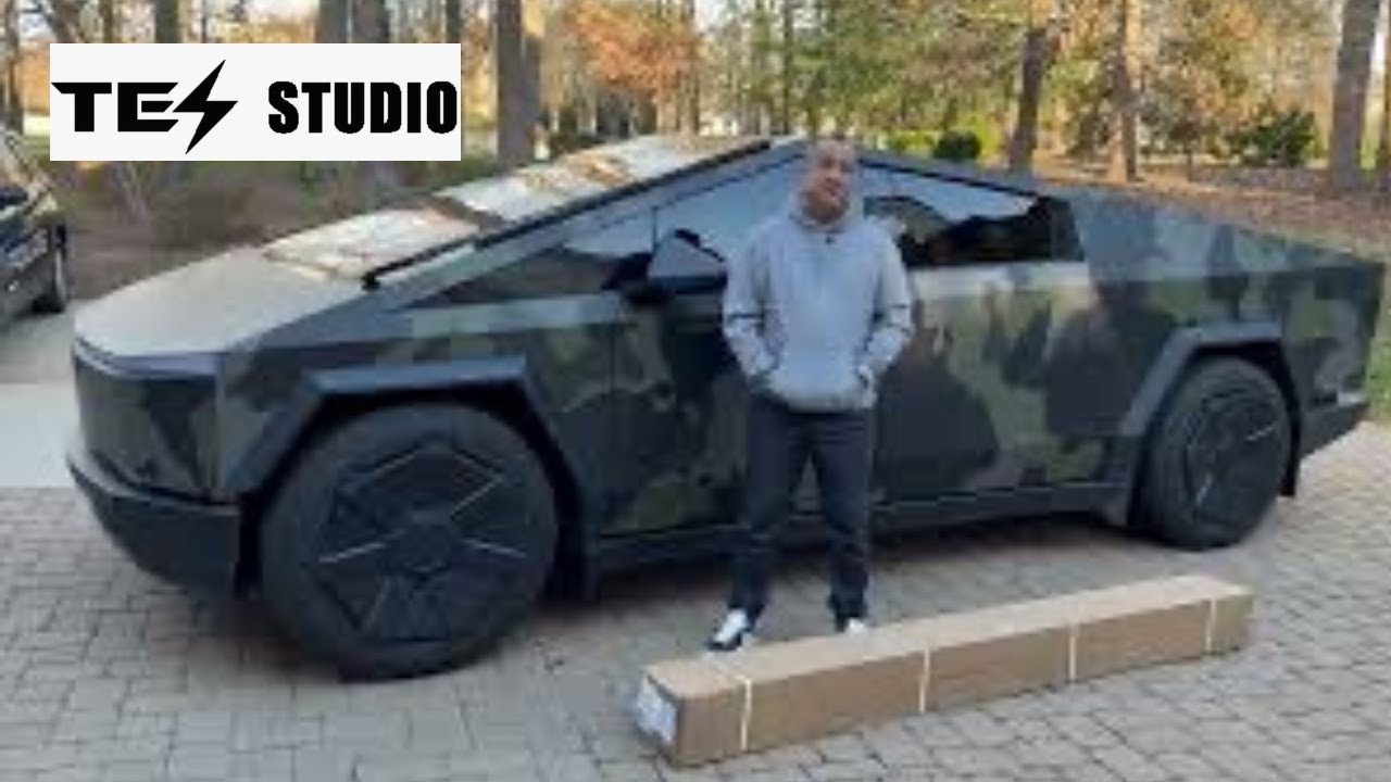 Обзор и установка подножек Cybertruck