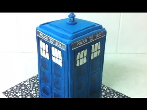 Doctor Who TARDIS Cake - how to