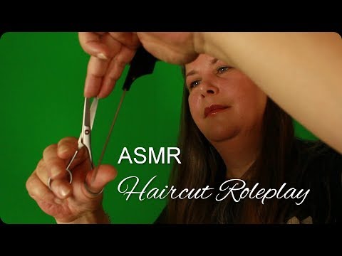 ASMR ✂ Haircut Roleplay in German/Deutsch ❤ Friseurbesuch
