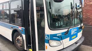Information MTA New York City Bus: 2011 New Flyer XD40 Xcelsior #4865 On The B6 @ Rockaway Pkwy Subway Station Update