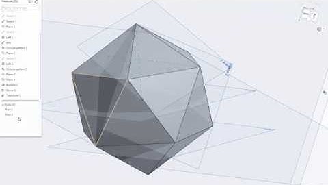 How to Model an Icosahedron in Onshape