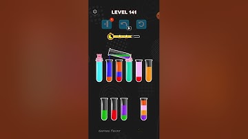 Water Color Sorting|Level 141