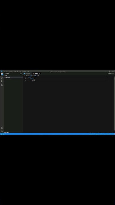 HOW TO SAVE AND RUN HTML FILE USING VS CODE - YouTube