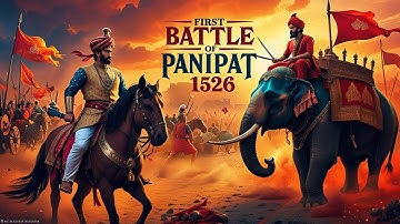 The First Battle of Panipat In English| Epic Clash Between Babur and Ibrahim Lodi| English