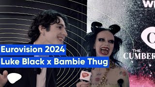🇮🇪 Bambie Thug talks to Luke Black about 'Doomsday Blue'  | Eurovision 2024