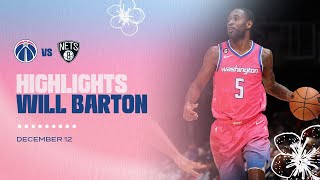 Highlights: Will Barton scores 22 points vs Brooklyn Nets - 12\/12\/22