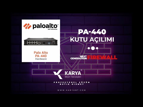 Palo Alto PA- 440 Firewall kutu açılımı